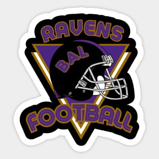 Baltimore Football Vintage Style Sticker